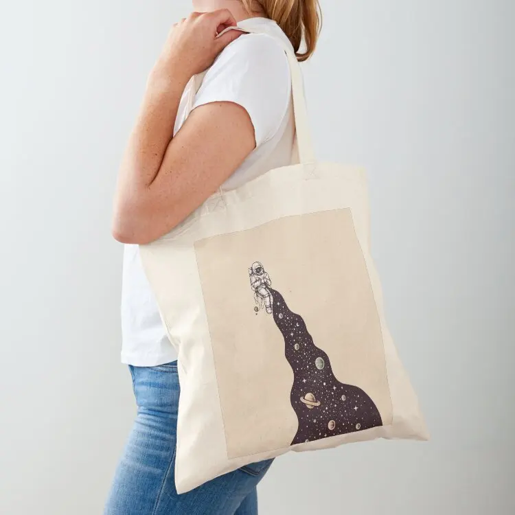

Universe is Knit Tote Bag Woman shopper bag Women's bags reusable grocery bags large tote bag