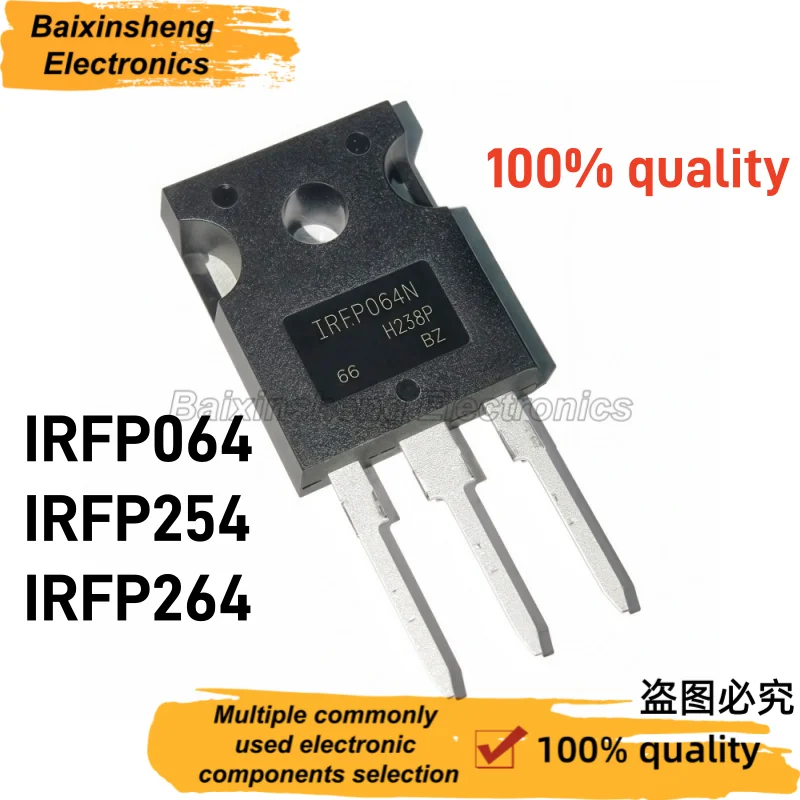 10PCS New IRFP064N IRFP254 IRFP264 TO-247 Power Mosfet Transistor High Voltage Field Effect Tube For Power Supply Inverter