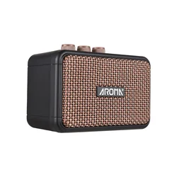 AROMA 5W Electric Guitar Speaker Desktop Speaker Clean and Overdrive 2 Sound Effects Support BT/Headphone Connection