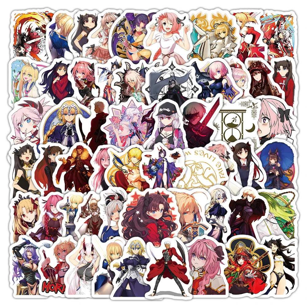 10/30/50/103pcs Role-playing Game Fate/Grand Order Stickers Cartoon Anime Decals Phone Laptop Water Bottle Cool Graffiti Sticker