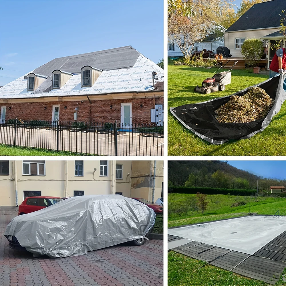 Lona impermeable para acampar 3x4 m - toldo exterior resistente - imagen 5