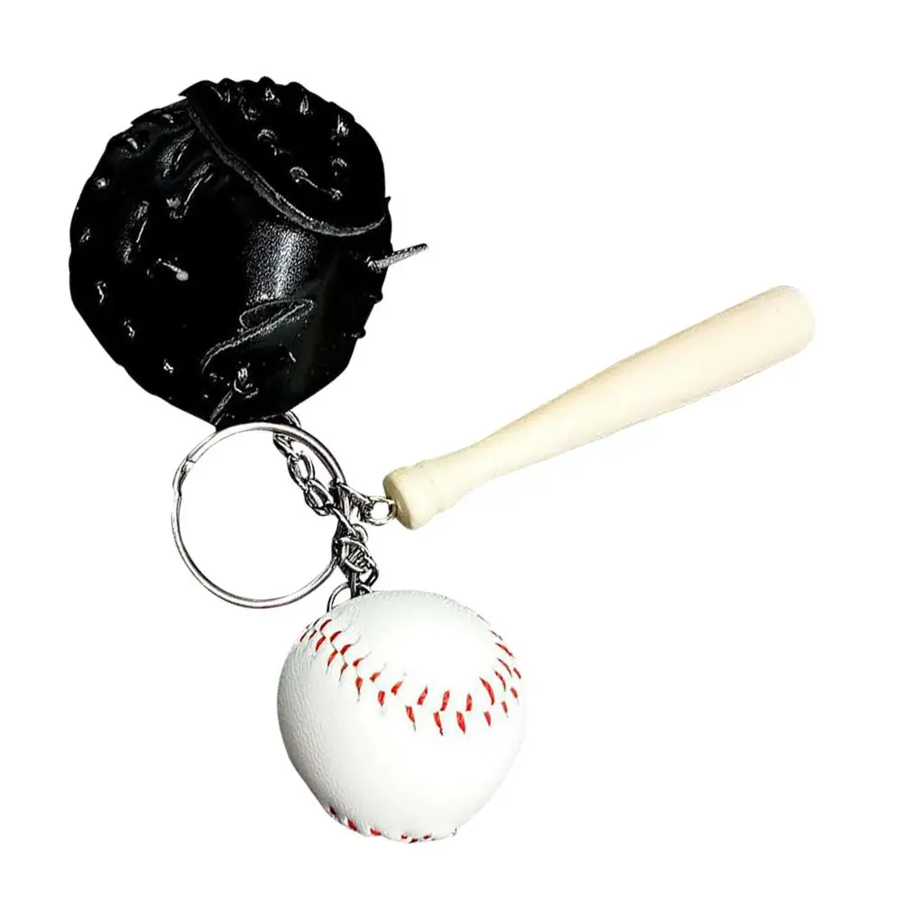 Baseball Keychain Keyring Baseball Keyring Sports Key Durable Metal Fashionable Cool Unique Practical Gift