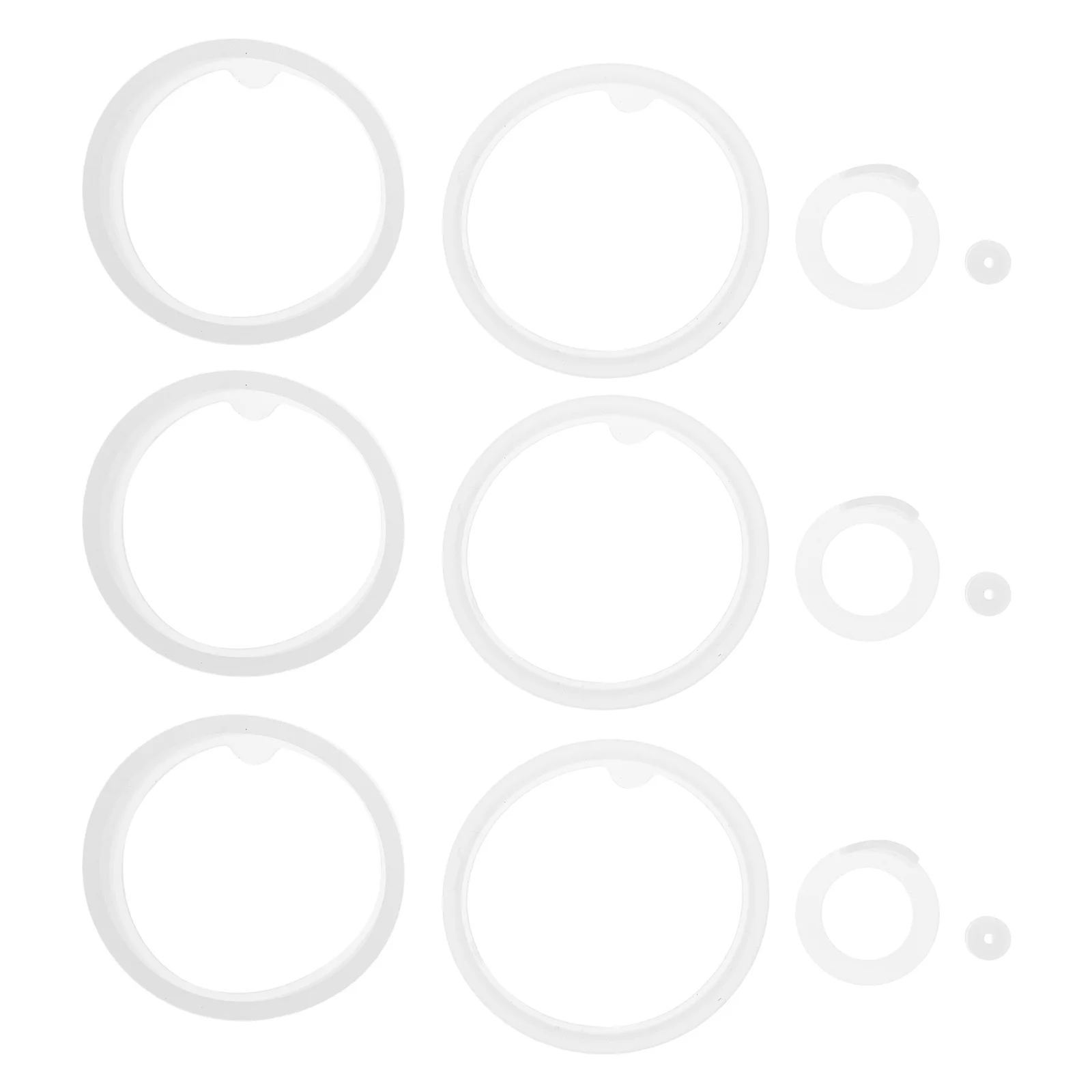 

1 Set Of Water Bottle Gasket Replacement Silicone Sealing Ring For Insulated Flask Reusable Leak-Proof Bottle Seal Rings Cup