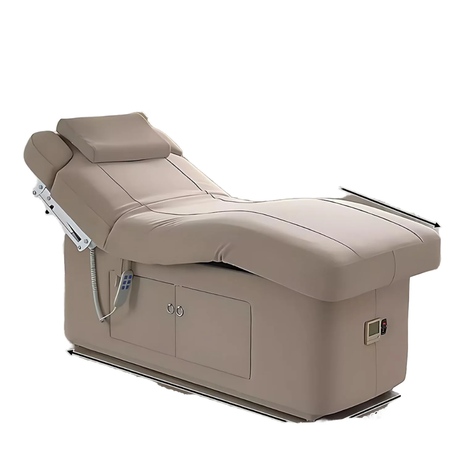 Electric 2 Motor Aesthetic Beauty Reclining Medical Examination Tattoo Chair Spa Massage Table Cosmetic Facial Beauty Bed