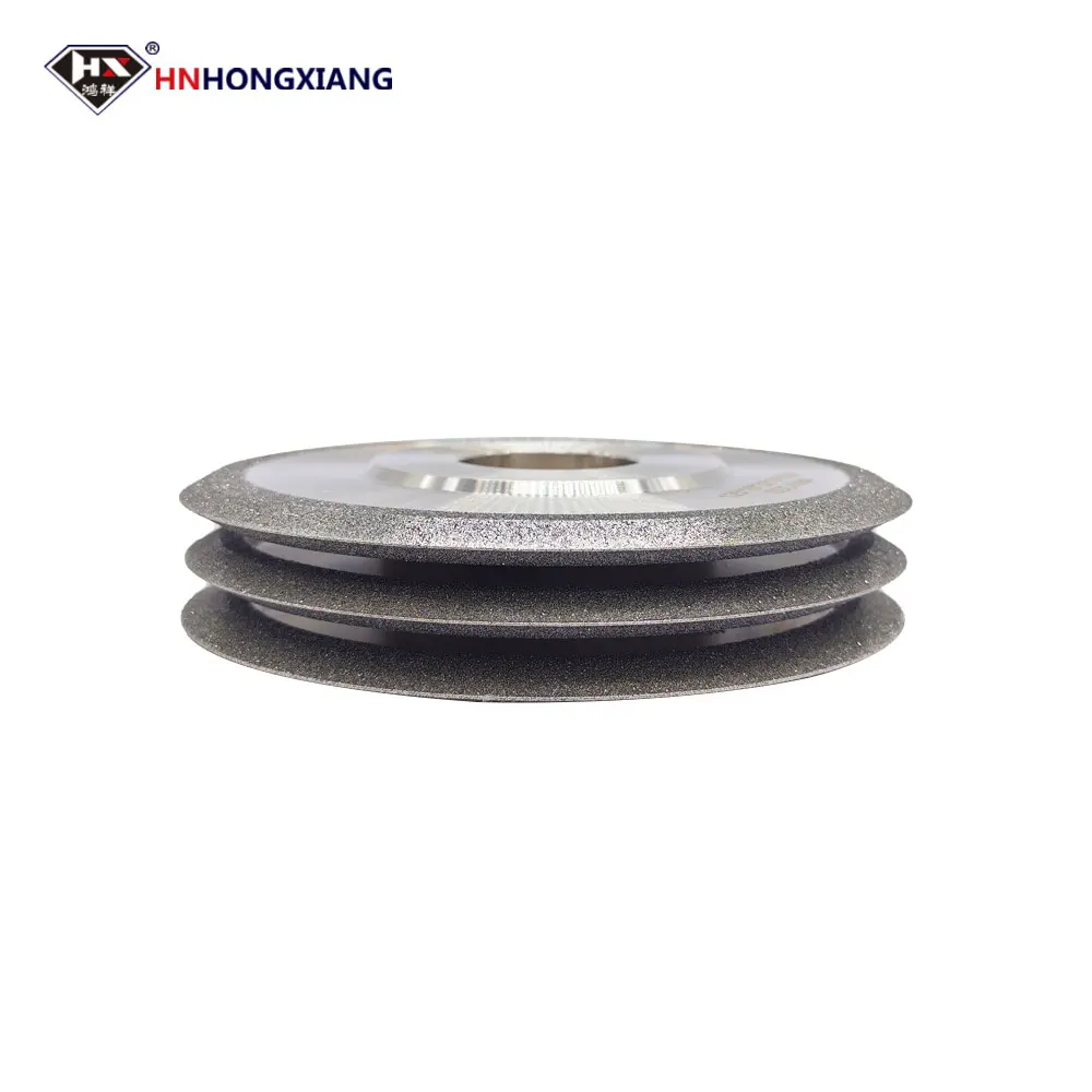 1V1 Diamond Grinding Wheel Tools Double Sided Sharpener Disc For Carbide Metal Tungsten Steel Milling Cutting Stone