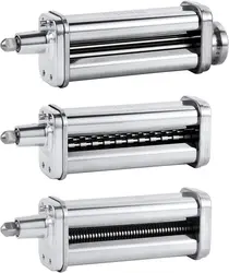 Pasta Maker Attachments Set for all KitchenAid Stand Mixer, including Pasta Sheet Roller, Spaghetti Cutter, Fettuccine Cutter