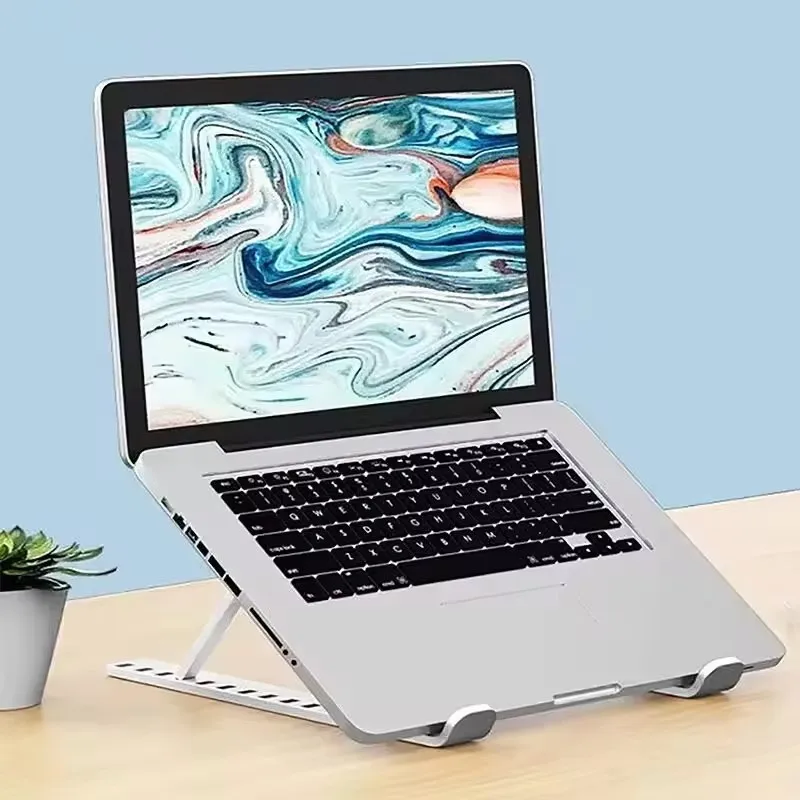 7 Levels Laptop Stand Portable Foldable ABS Tablet Computer for Macbook Apple Air Pro Lenovo Bracket Universal Pad PC Holder