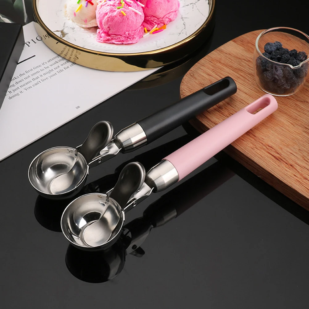 

Stainless Steel Ice Cream Scoop Cookie Dough Melon Baller Dessert Spoon Fruit Salad Tools Practical Kitchen Gadgets