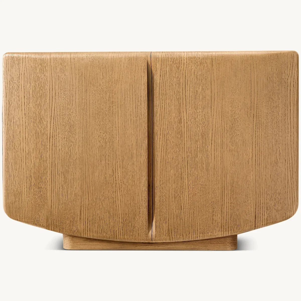 Log color cabinet door wooden handle single hole flat mouth round mouth handle