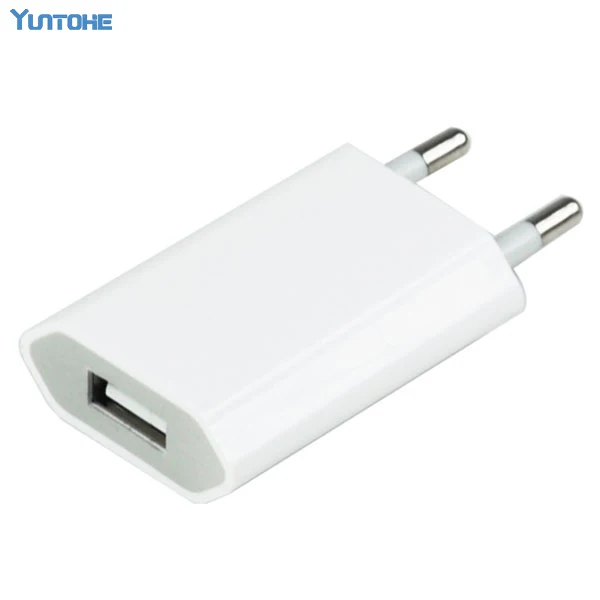 

A+ Quality 1000pcs/Lot EU AC Travel USB Wall Charger for IPhone 7 6 Plus 5 4 Samsung Galaxy HTC XiaoMi Phone White