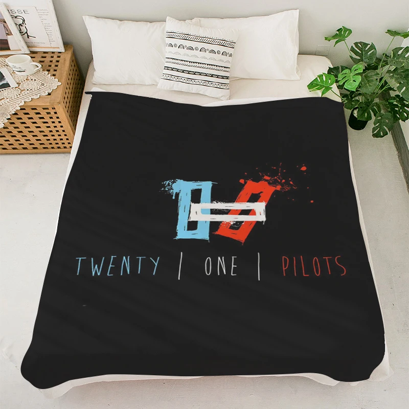 

Custom Blanket S-Twenty One Pilotss Winter Blankets Microfiber Bedding King Size Blanket Fluffy Soft Blankets Fleece Blanket