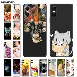 For Sony Xperia 10 VI Case 1VI Lovely Cat Soft TPU Silicone Protect Back Cover For Sony Xperia 1 VI Phone Cases Coque Bags