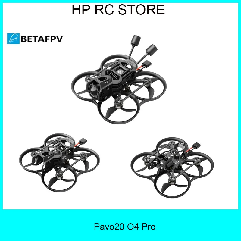 

BETAFPV Pavo20 O4 Pro Brushless Whoop - 1104 7200KV Motor, F4 2-3S 20A AIO with ELRS/SBUS & O3 Air Unit