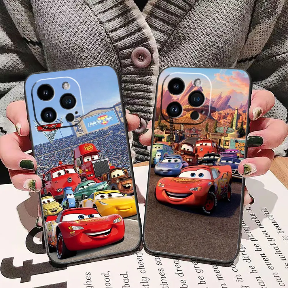 

Cars Lightning McQueen Phone Case For iphone 15 14 13 12 11 Pro XS Max Mini X SE APPLE 16 8 7 Plus Soft Case Funda Capa Shell