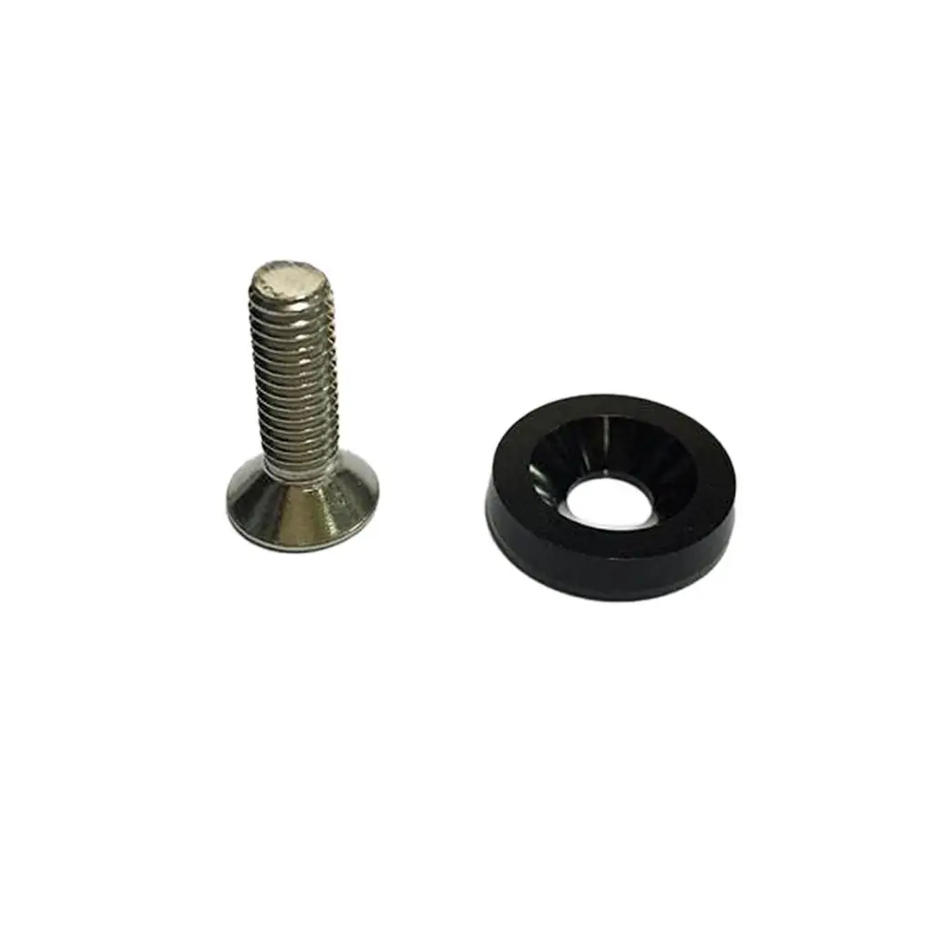 1 Set Aluminum Alloy M6 x 20mm Washer Bolt Engine Screw Car Mounting