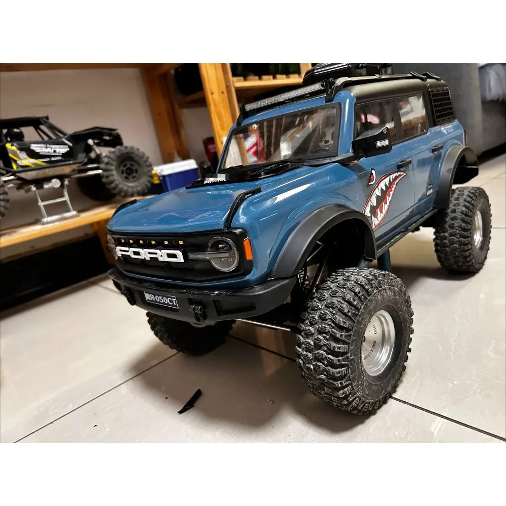 Customized Front Grille Face Shell Direct Fit Upgrade Part For YK4083 1/8 RC Crawler Bronco To Raptor Styling Mod Parts