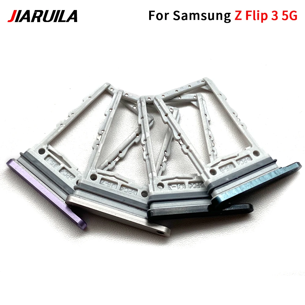 50Pcs，NEW SIM Card Holder Tray chip slot drawer Holder Adapter Socket Accessories For Samsung Z Flip 2 3 5G 4 Dual Card