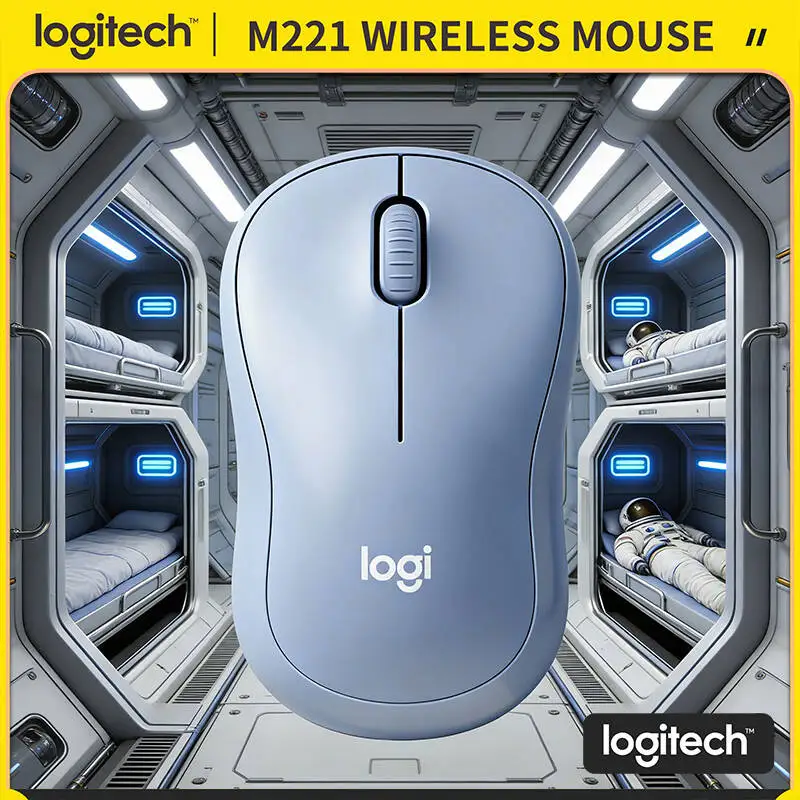 

Беспроводная эргономичная мышь Logitech M221 — бесшумные клики, USB-подключение 2,4 ГГц, 18 месяцев работы от батареи, радиус действия 10 м, идеально подходит для путешествий