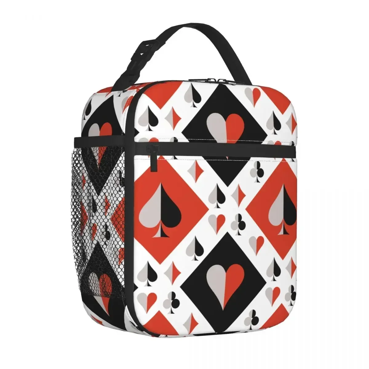 Insulated Lunch Bags Poker Playing Card Product Lunch Food Box Fashion Cooler Thermal Lunch Box For Outdoor