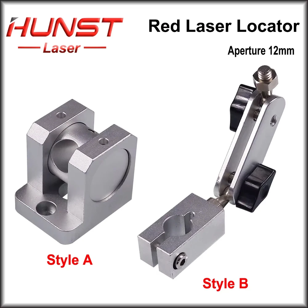 Hunst 레이저 모듈 레드 레이저 로케이터 부품 도구 직경 12mm CO2 UV 파이버 마킹 머신 용 라이트 홀더