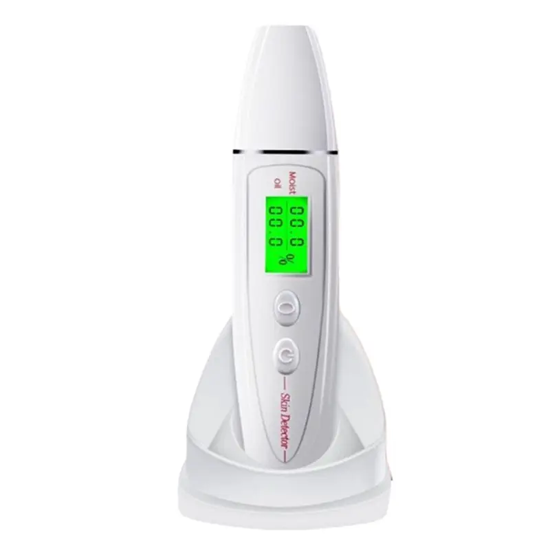 A63Z Upgrade Moisture Tester Water Oil Monitor Fluorescent Agent Detector Forforehead Cheek Skin Care