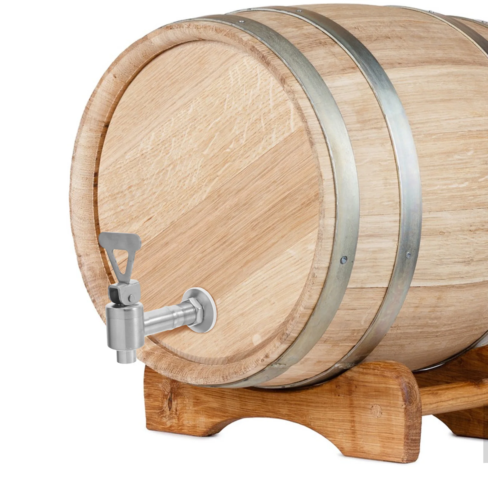 

Beverage Dispenser Spigot 16Mm Stainless Steel Tap For Water Juice Beer Milk Tea Replacement Drink Faucet Bar