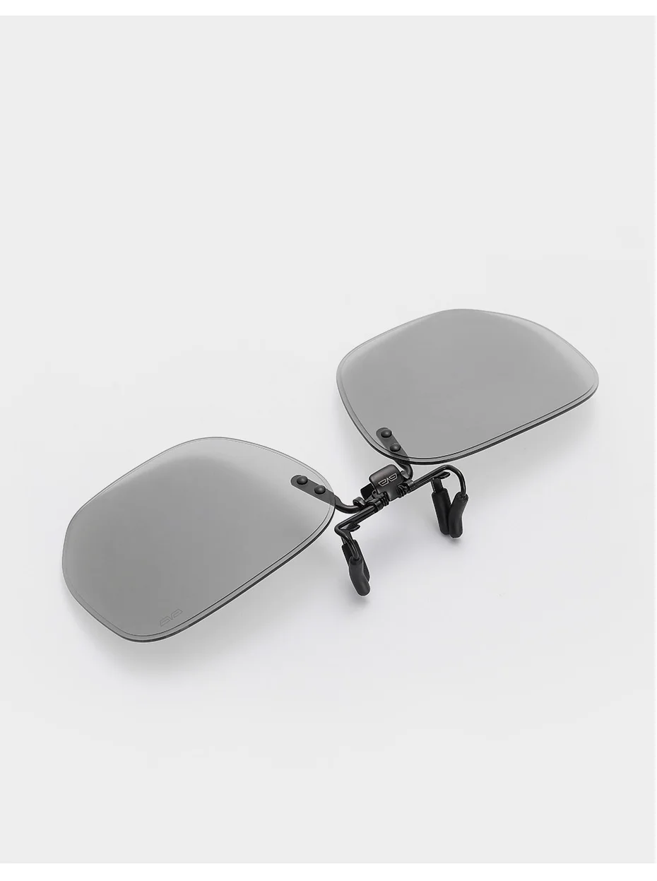 CAPONI neue Sonnenbrille Clip für Männer quadratisch polarisierte photo chrome Brille Clip aufgeklappt schützen Augen Licht Clip am Rahmen bs1103 – Detail 13