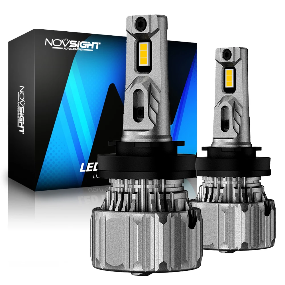 

NOVSIGHT H7 LED Headlight Car Bulb Mini Size Plug and Play Headlamp 70W 15000LM Auto Light Plug H4 H11 H8 H9 9005 9006 Bulbs