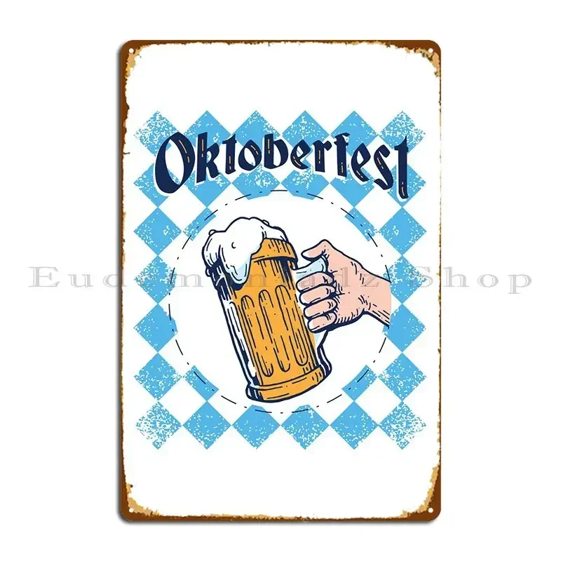 Oktoberfest Graphic Metal Plaque Poster Customize Painting Vintage Cinema Plaques Tin Sign Poster