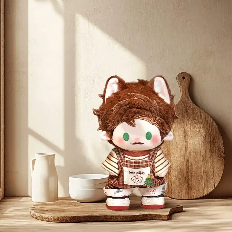 20CM Stardew Valley Harvey Anime lindo muñeco  peluche juguetes con esqueleto relleno Cosplay Kawaii orejas Festival para amig