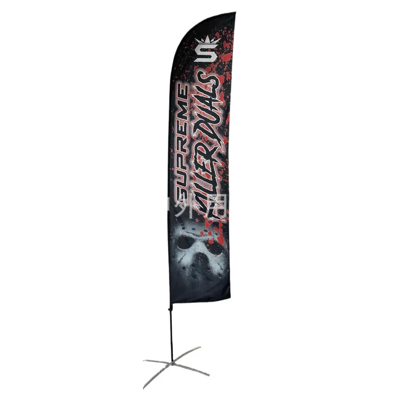 

【Hot】Promotional Advertising Cus-tom Print Flagpole Pride Feather Flag Flying Beach Flag Banner Teardrop Flags Beachflags