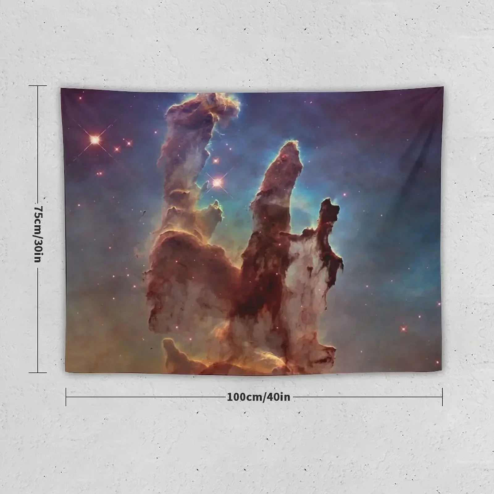 Pillars of Creation, Eagle nebula, space exploration Tapestry Wall Deco Things To Decorate The Room Home Decorators Tapestry