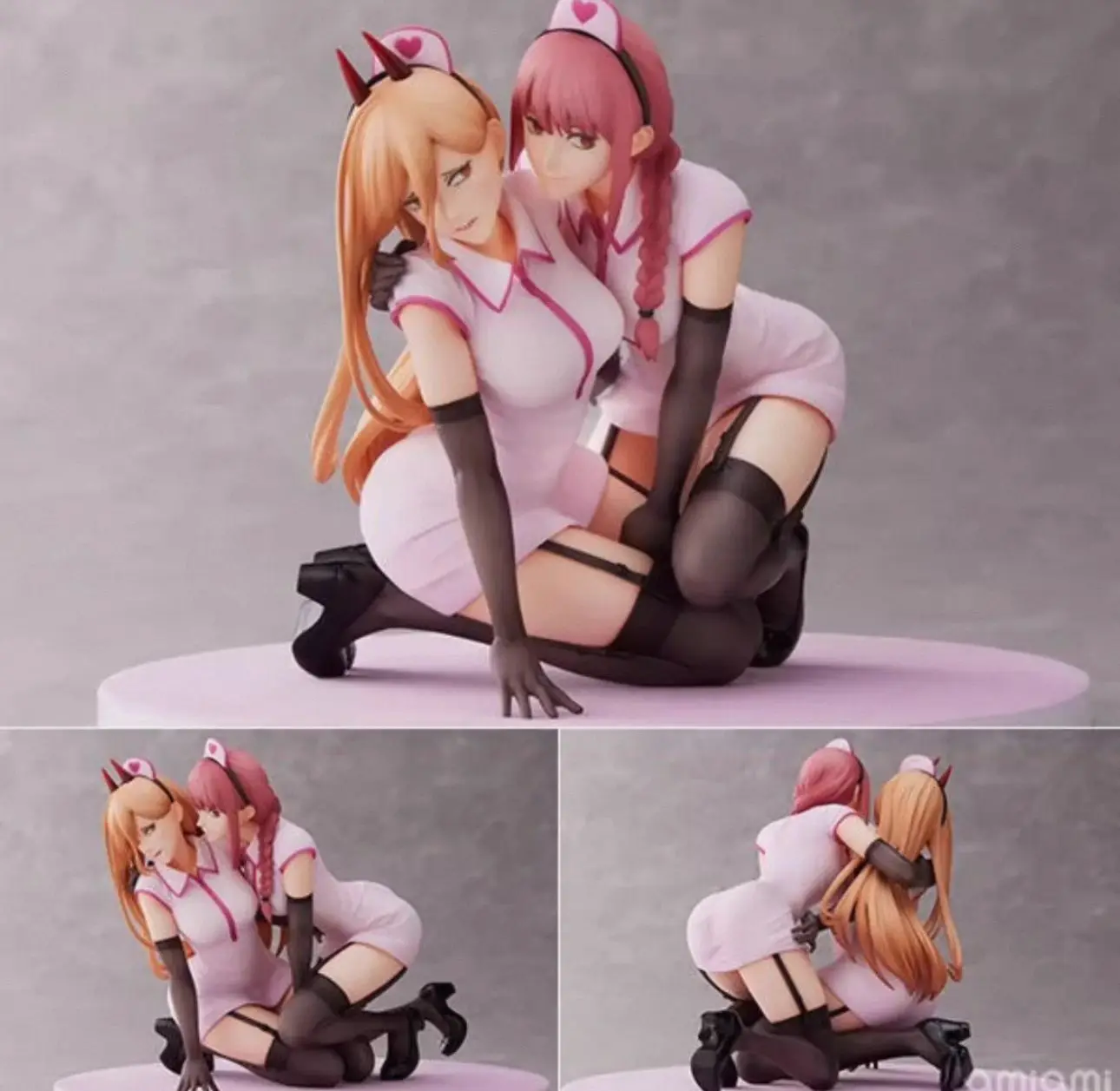 New Chainsaw Man Anime Figure Power‌ & Makima Action Figure Gk Statue Model Collection Decoration Desk Toys Surrounding Gifts