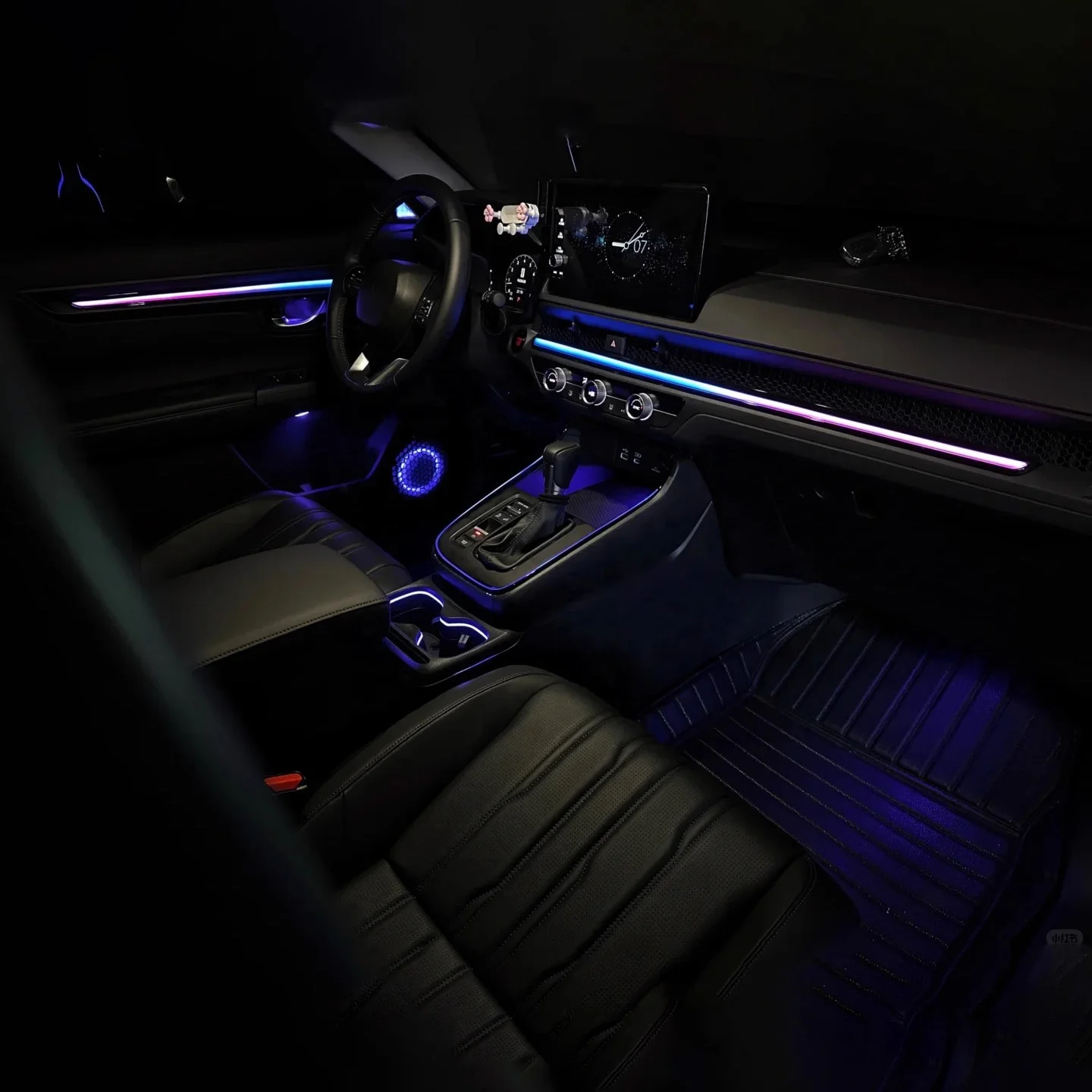 Auto Interior 64-color Ambient Lighting For Honda CRV 2023-2024 Model Car LED Light Dynamic Symphony Decorative Accessories