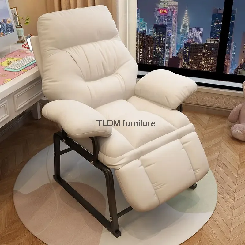 

Home Lazy Sofa Chair Comfortable Office Computer Game Chair Can Lie Back Chair Adjustable Dormitory Recliner Break Lounge Chairs