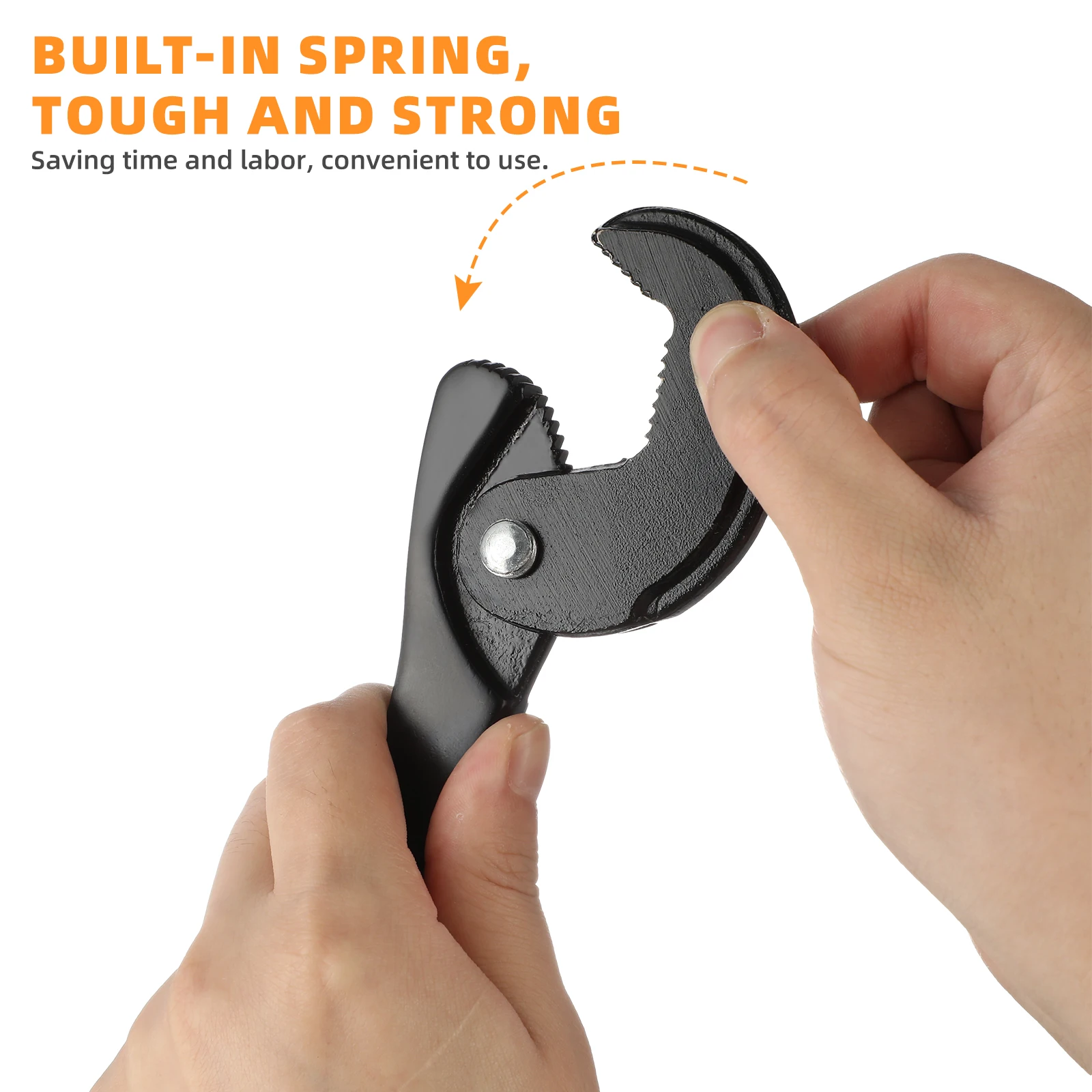 

Multifunctional Wrench Universal Ratchet Tool Pipe Wrenches Self Adjusting Plumbing Tools High Continuous Teeth
