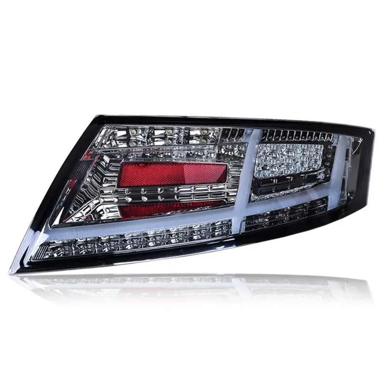 سيارة لأودي TT LED الضوء الخلفي 2006-2014 ترقية تعديل إلى جديد DRL ديناميكية بدوره إشارة LED الضوء الخلفي اكسسوارات السيارات