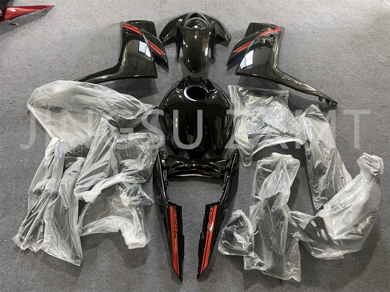 4Gifts New ABS Motorcycle Fairings Kit Fit For YAMAHA R3 R25 2015 2016 2017 2018 15 16 17 18 Bodywork Set Custom Black image 3