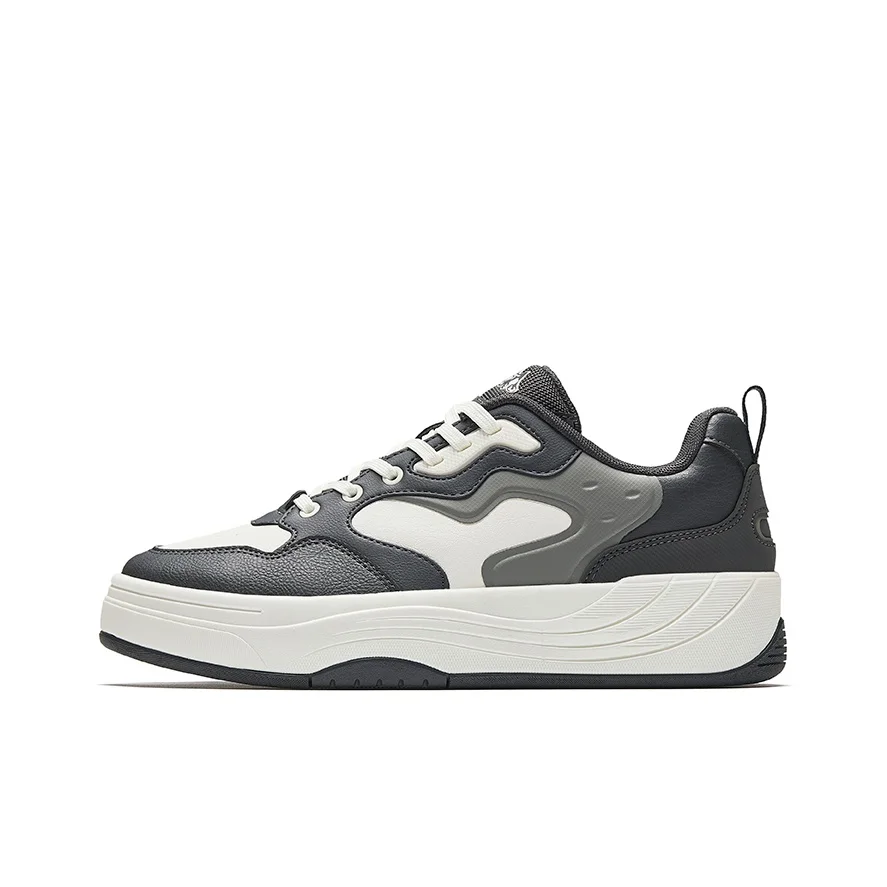 Anta PG 7 Synthetic Leather Low top Skateboard Shoes Men's White Gray 112618025-4