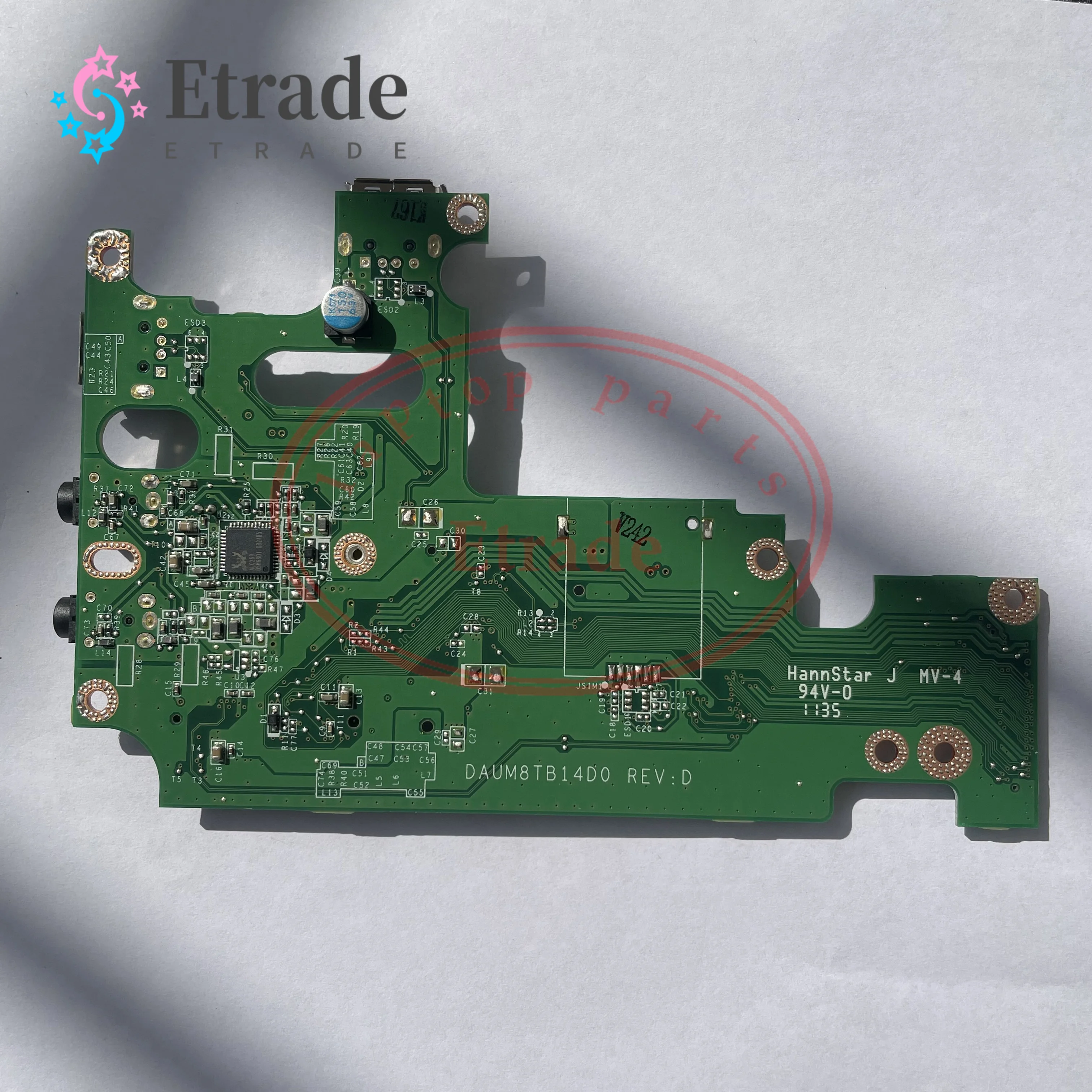 USB Audio Port Board For Dell Inspiron 14R N4010  CPVP9 0CPVP9 CN-0CPVP9 DAUM8TB14D0