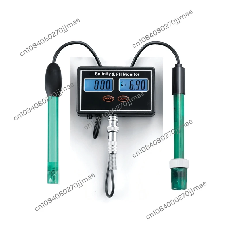 

Digital Online PH Salinity Monitor pH Salt Water Quality Tester LCD Realtime for Seawater Fish Tank Aquarium