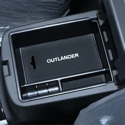 Boîte de rangement d'accoudoir pour Mitsubishi Outlander, clé, téléphone, carte de crédit, accessoires d'intérieur de voiture, 2019, 2020, 2021