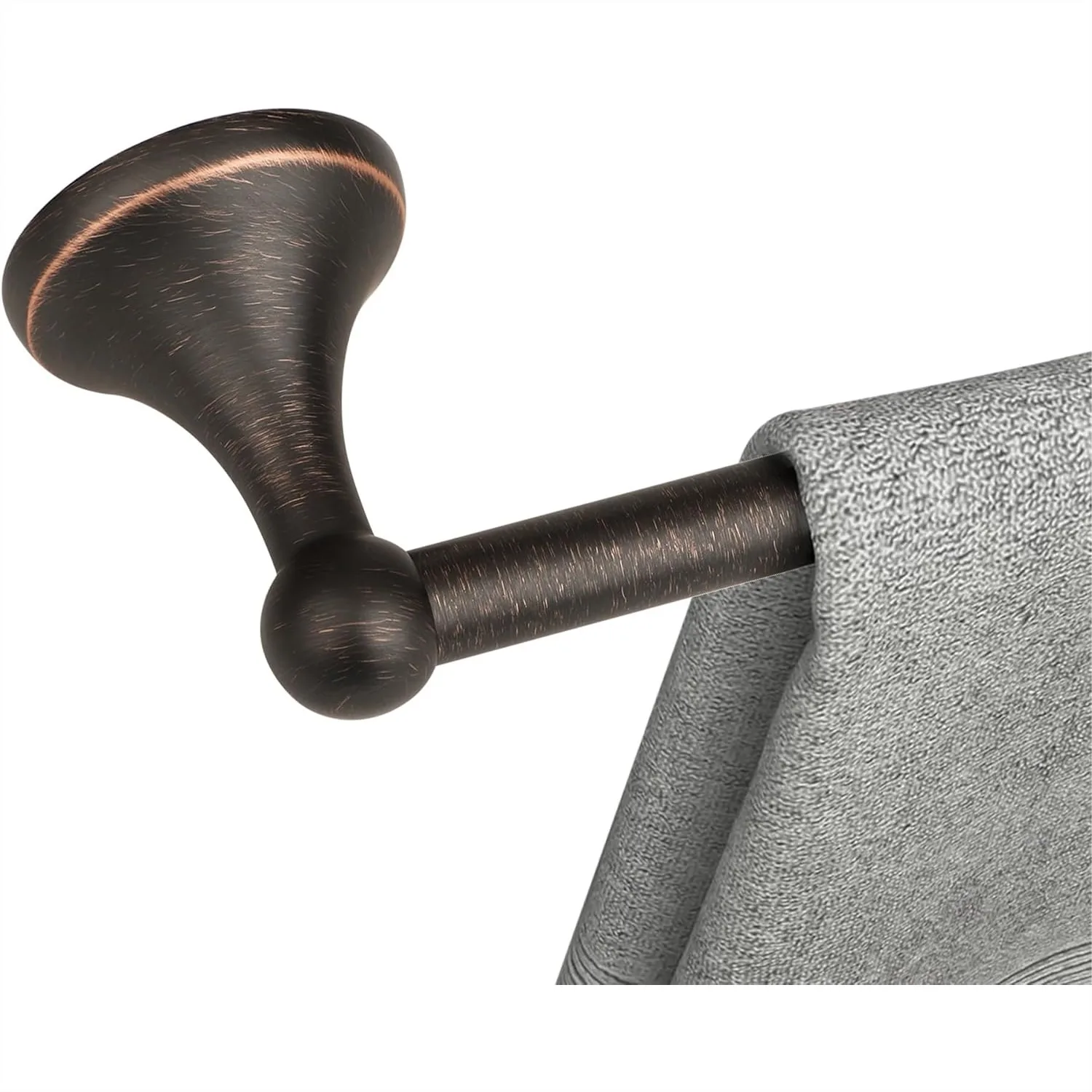 

24-дюймовый держатель для полотенец из бронзы с эффектом состаривания, настенный, для ванной комнаты, для домашнего декора