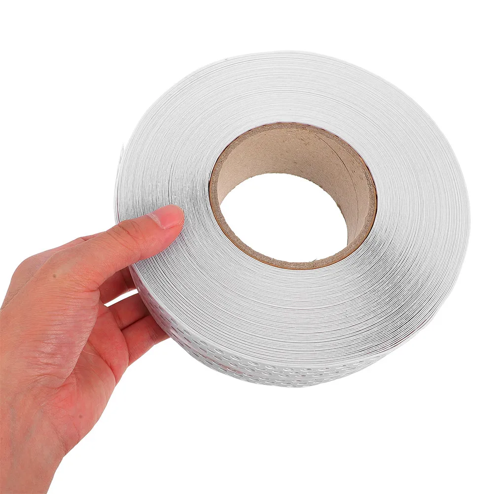 1 Roll Self Adhesive Corner Trim Flexible Molding Drywall Tape Peel Stick Wall Edge Protector Crack Resistant Interior Exterior