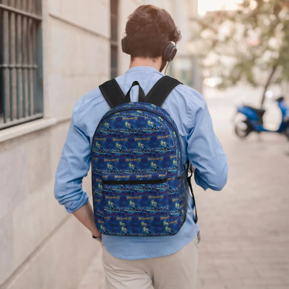Megadeths Heavy Metal Band Backpack Boys Girls BookBag Children School Bag Computer Shoulder Bags for Men Women