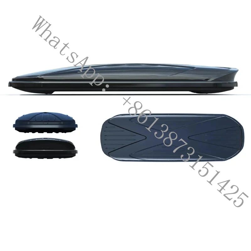 

Suitable Customized Car Roof Boxes ABS Universal Roof Mounted Rack with SUV Large Cargo Suitcase