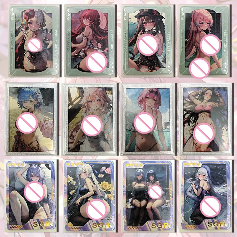 

Goddess Story ACG Sexy Girl SGR card Yae Miko Kamado Nezuko Kafka Keqing Ganyu boy Коллекция игрушек Подарки на день рождения и Рождество