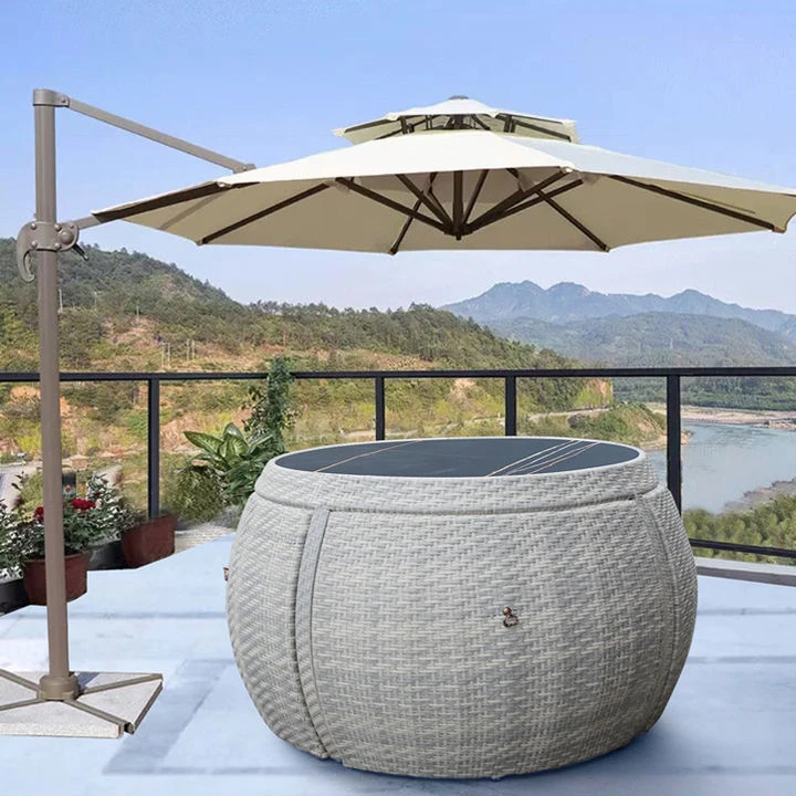 Factory Direct 2026 Rattan Couch Lounge Setting  Outdoor Corner Sofa  Padio Furniture  Wicker Patio Garden
