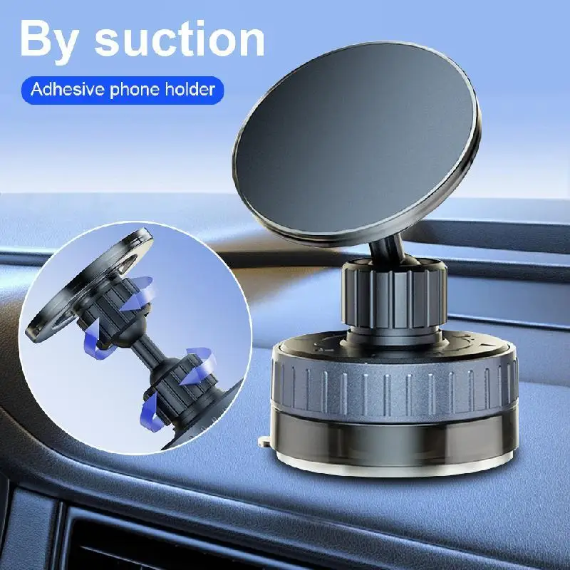 

Vacuum Suction Car Phone Holder Upgrade 720° Magnetic Suction Phone Holder Vacuum Adsorption Is Suitable For Smooth Surfaces