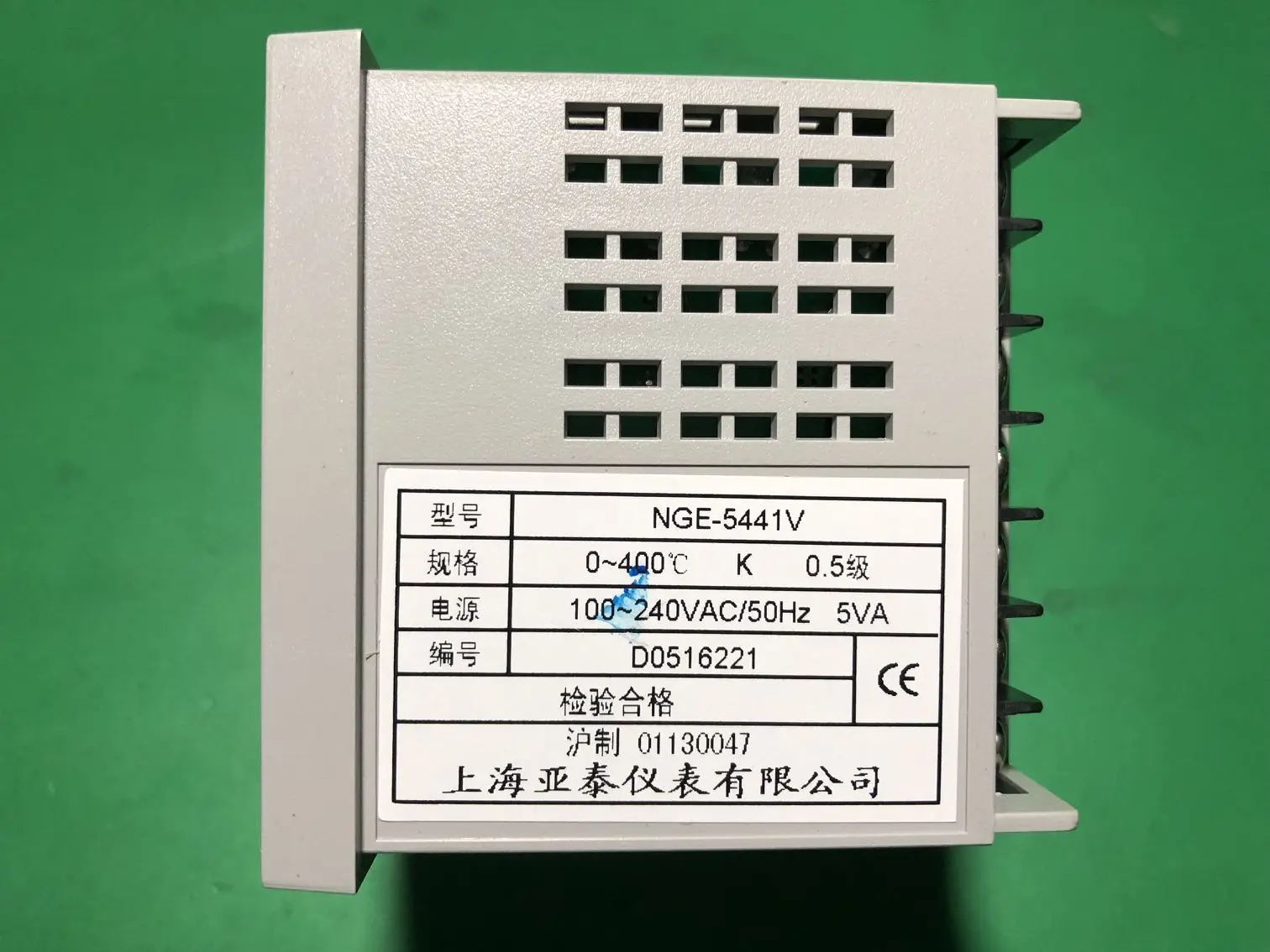 NGE-5441V Shanghai Yatai Instrument Temperature Control NGE-5000 NGE-5400V Yatai Temperature Control NGE-5401V